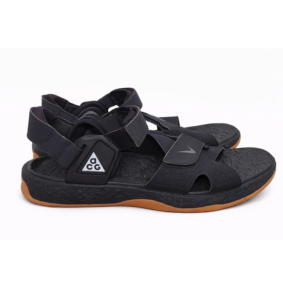 Nike ACG Air Deschutz EU 47.5 US 13 Black Gum Outdoors Sport Sandals Hiking